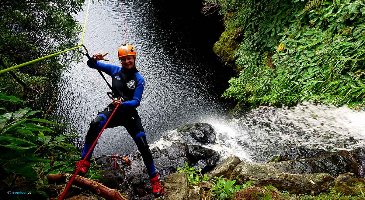 Canyoning Vatismo na Ilha de São Jorge nos Açores