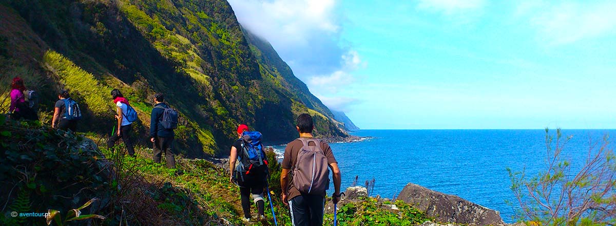 Trilho Pedestre das Fajãs do Toledo na Ilha de São Jorge nos Açores