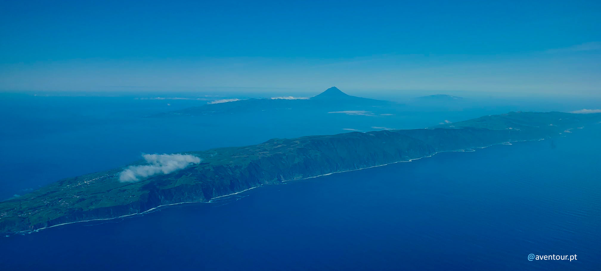 Ilha de São Jorge nos Açores